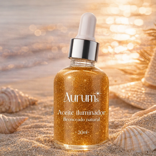 Aurum Glow – Aceite Iluminador Corporal de Lujo
